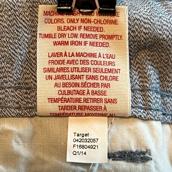 Mossimo Supply Co Blue-Grey Heather Flat Front Short 38W NWT - Picture 3 of 10